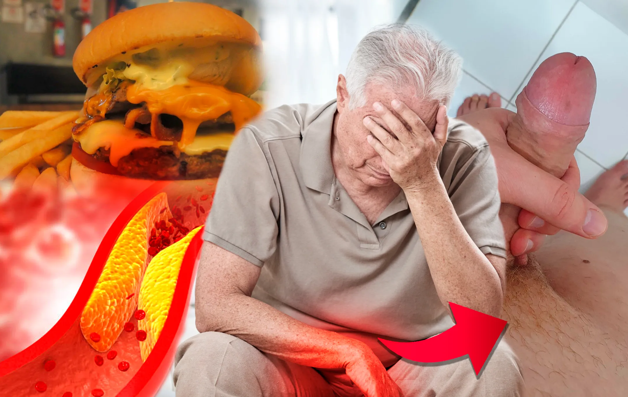 M4 ALIMENTAÇÃO ERRADA | VEIAS OBSTRUÍDAS | BROCHA | HOMEM VELHO INFELIZ